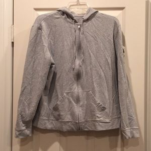 New York & Company cotton zippered hoodie